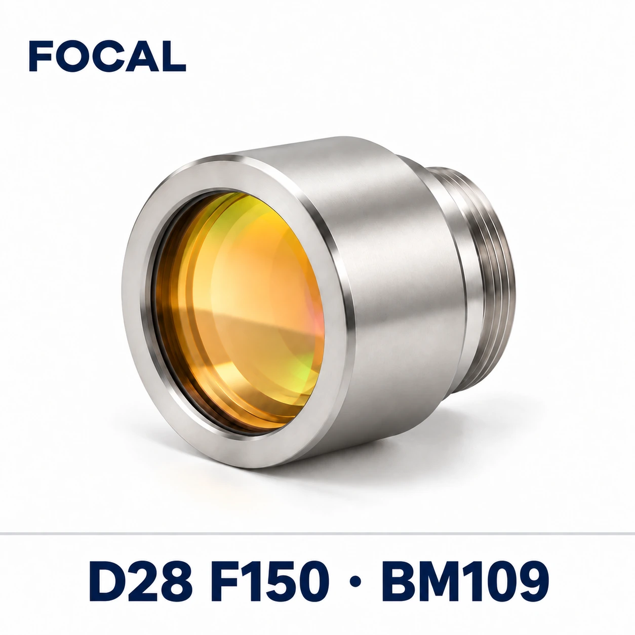 Lente focal FL150 D28 com suporte — BM109